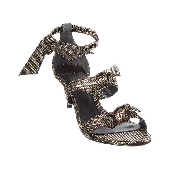 Alexandre Birman Lolita 60 Leather Sandal Gold